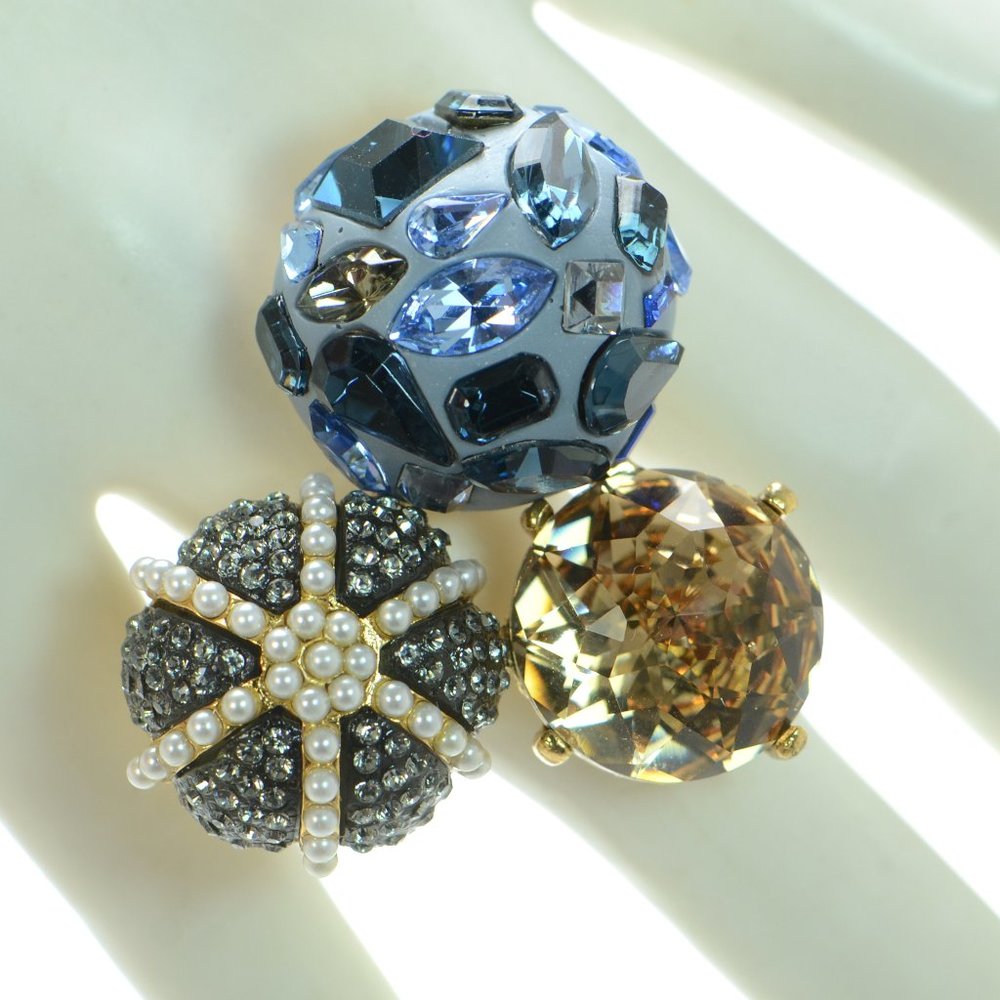 Oscar De La Renta Multicolor Bon Bon Ring